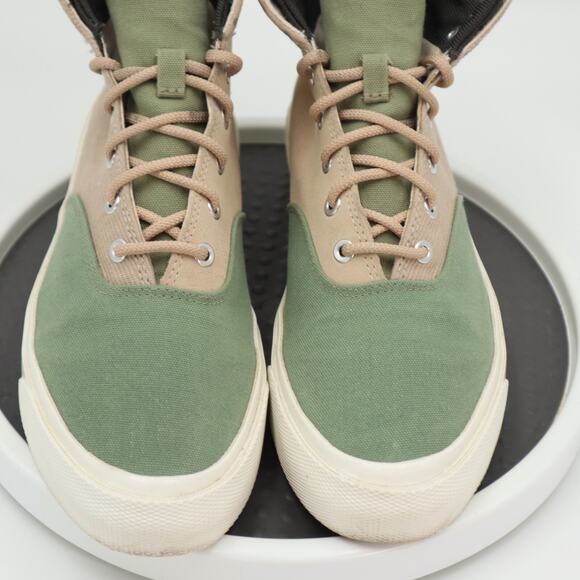 Converse Skid Grip Hi Safari Biscotti Oil Green Sneakers Womens 9.5 Shoes Mens 8 - Picture 6 of 15